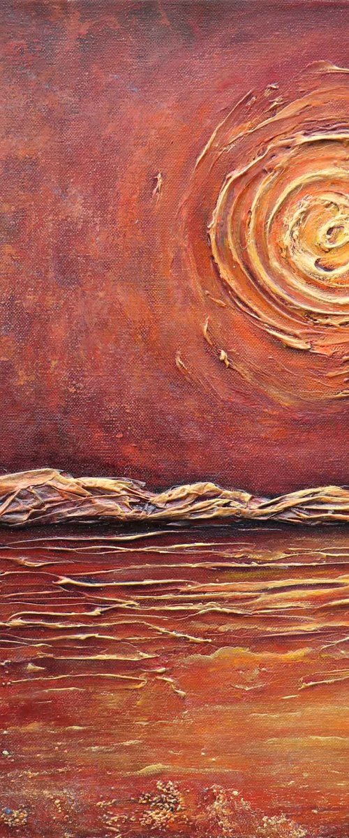 Red Sunset by Ruth  Aslett
