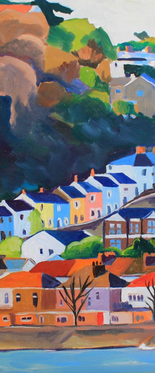 Up Village Lane, Mumbles by Emma Cownie