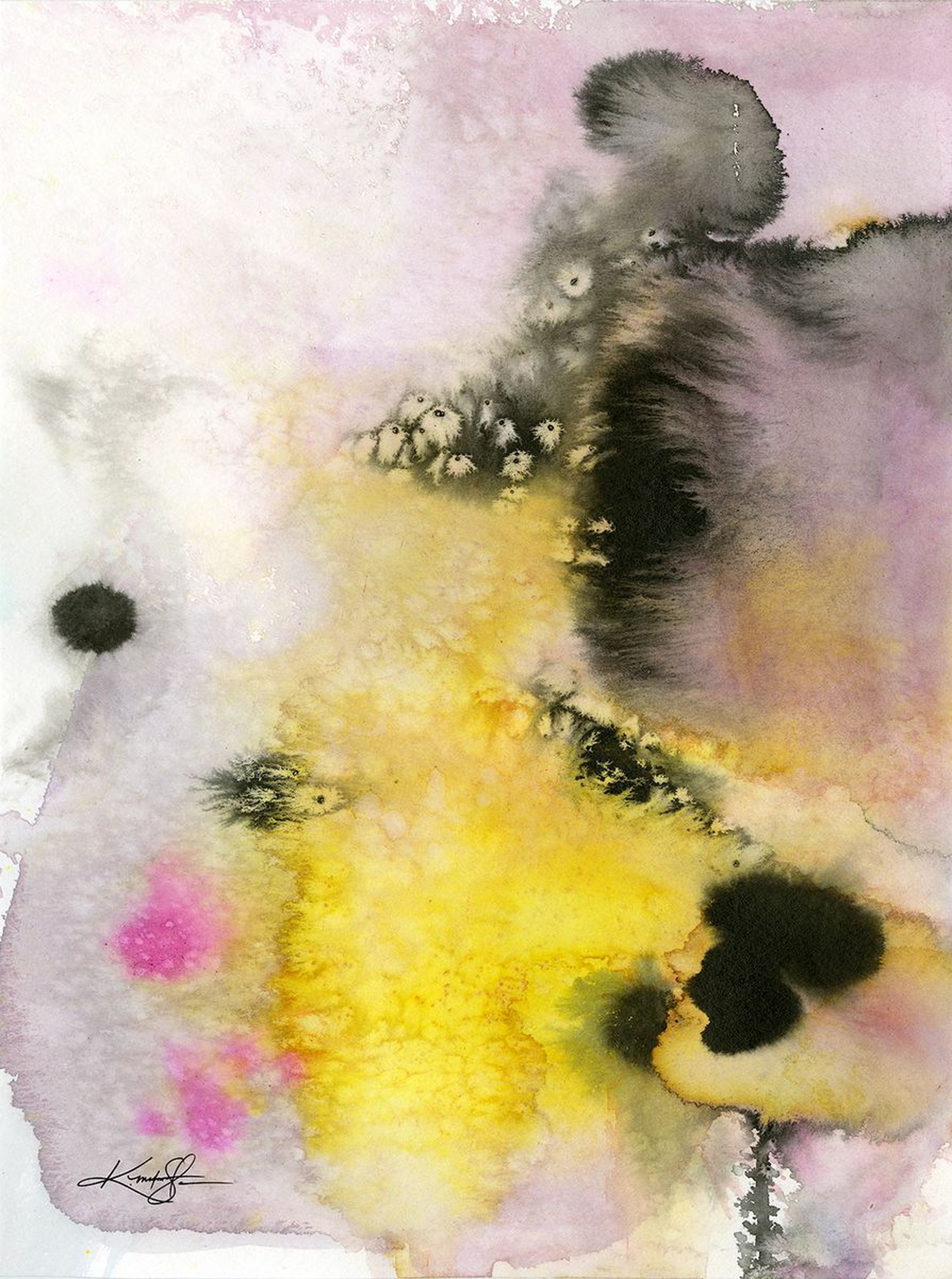 Ritual Dance 8 Abstract Minimalist Watercolor Artfinder