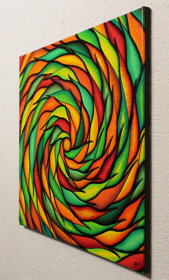 Colorful spirals serie 2