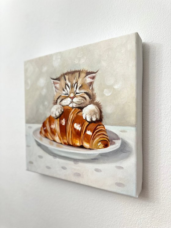 Sleeping on a Croissant