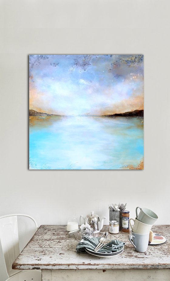 calm bay (100 x 100 cm) Dee Brown