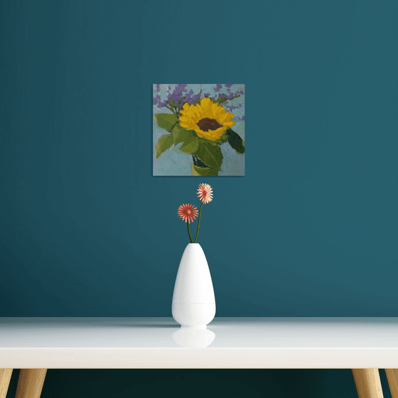 A Single Sunflower