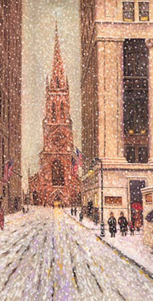 Wall Street c. 1915 by Patrick Antonelle