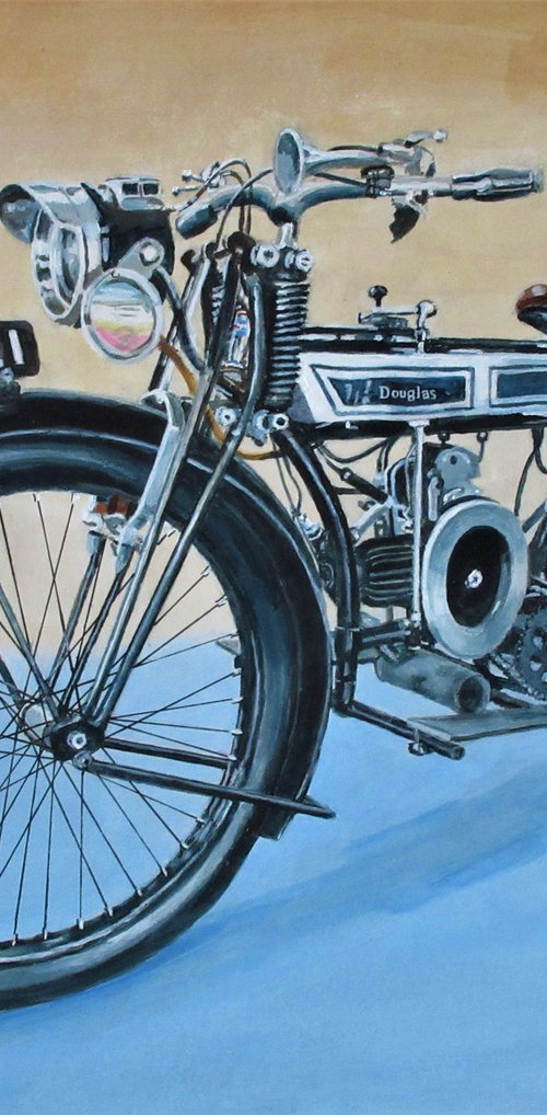 Douglas Motorcycle, 1921 by Max Aitken