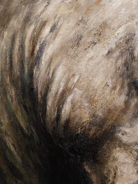 Wounded-Original Horse Portrait