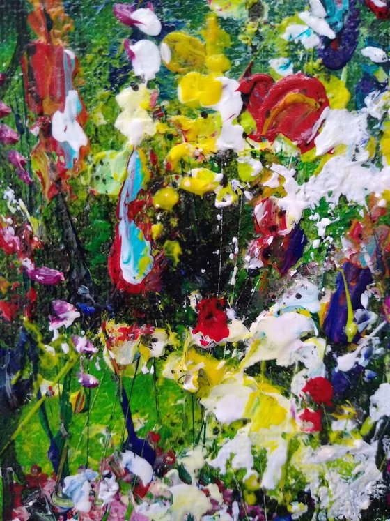 Impressionist art - 'Mad about flowers'