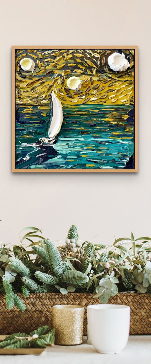 Let's Gogh Sailing by Lisa Elley