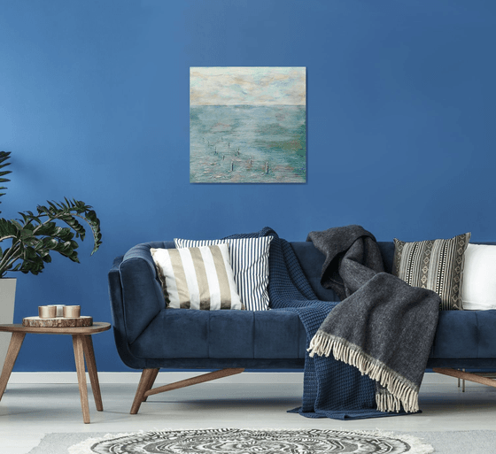 THE OYSTER PARK.70X70cm.3D canvas.