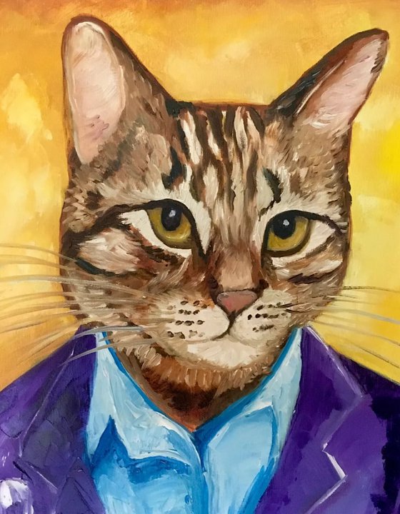 Troy The  Cat smart