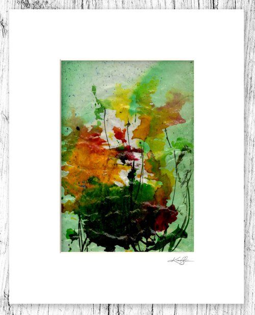 Floral Bliss 12 - Abstract Flower Painting by Kathy Morton Stanion by Kathy Morton Stanion