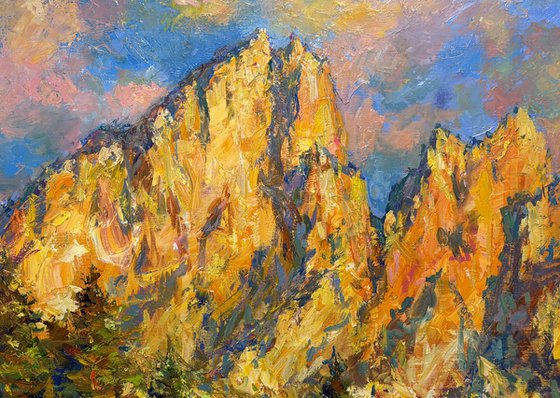 Golden Peaks of the Dolomites