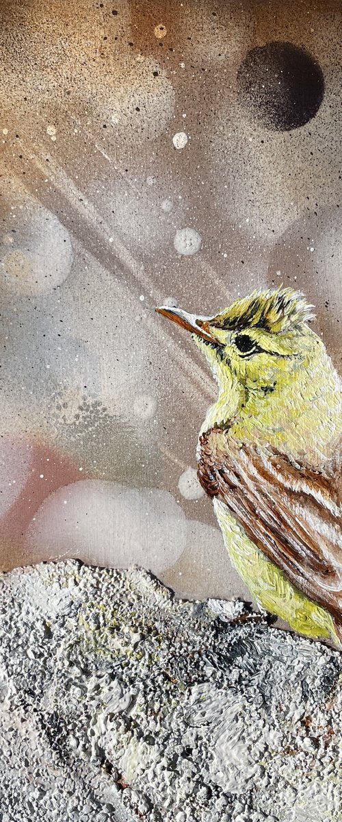 Bird #10 (icterine warbler) by Selene's Art