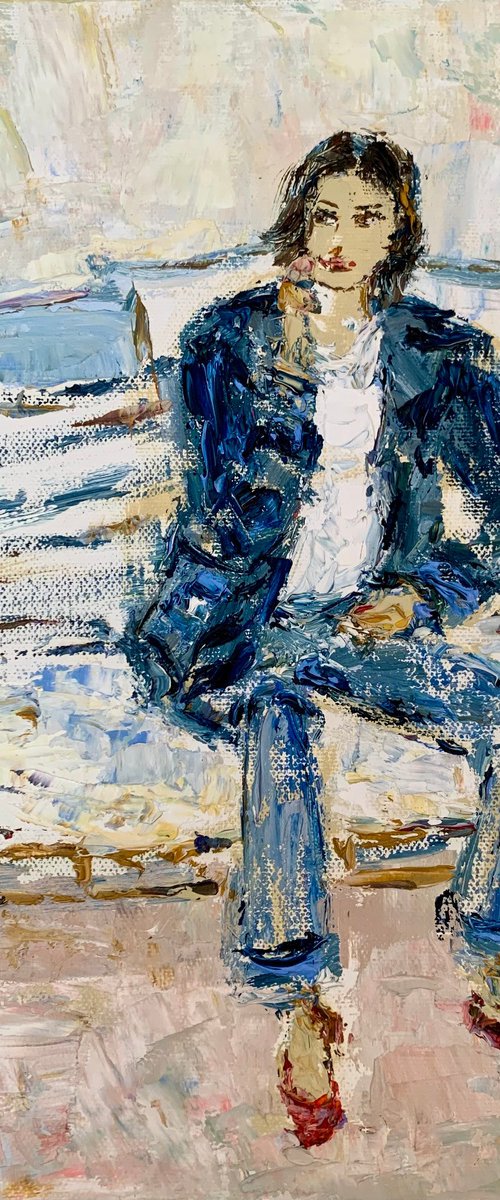 French woman by Vilma Gataveckienė