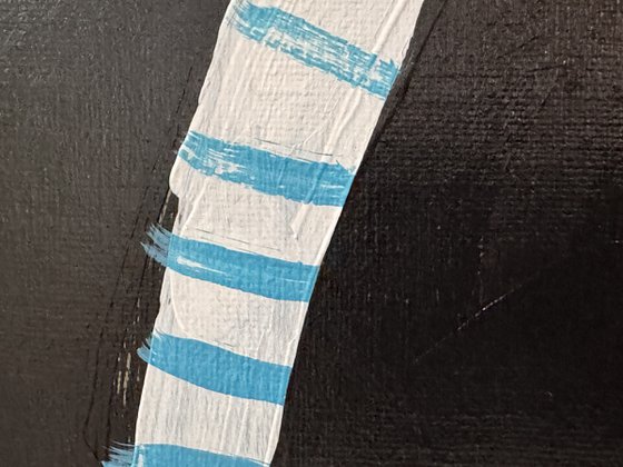 Woman with Striped Headband