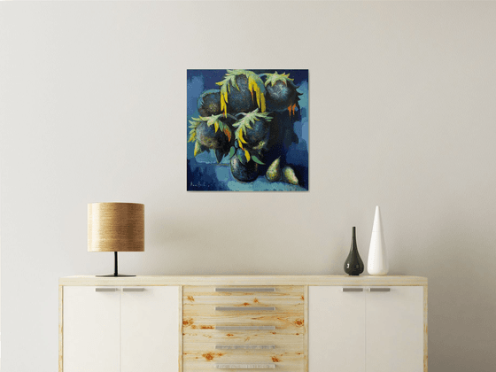 The Bowing Sunflowers