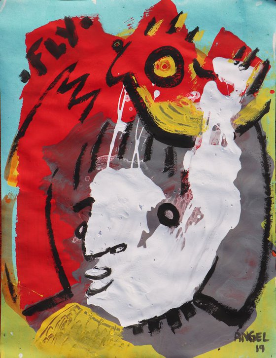 BIRDS IN THE HEAD 27x35cm