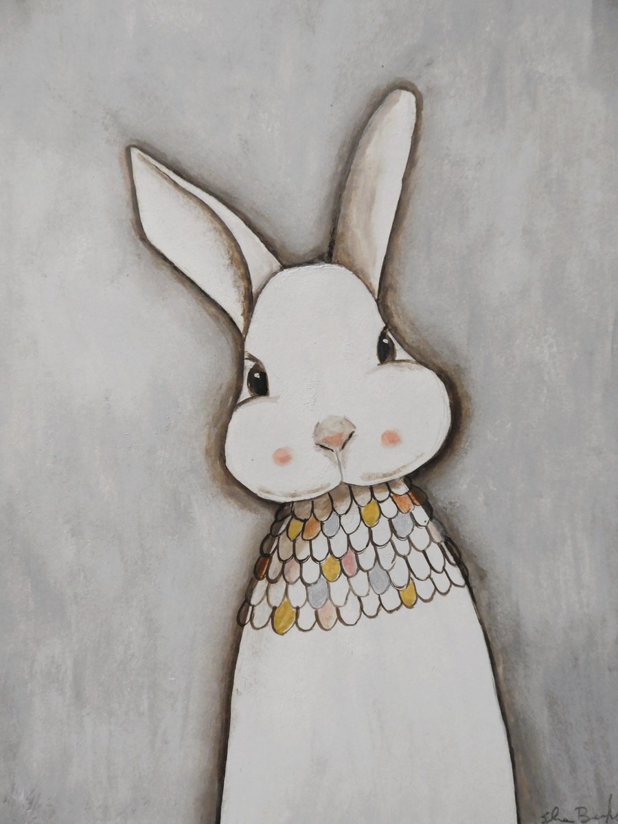 The white rabbit by Silvia Beneforti