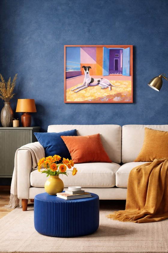 Keeper of the Light. Spanish Greyhound