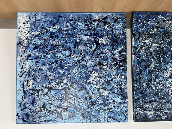 Abstraction in Blue and White