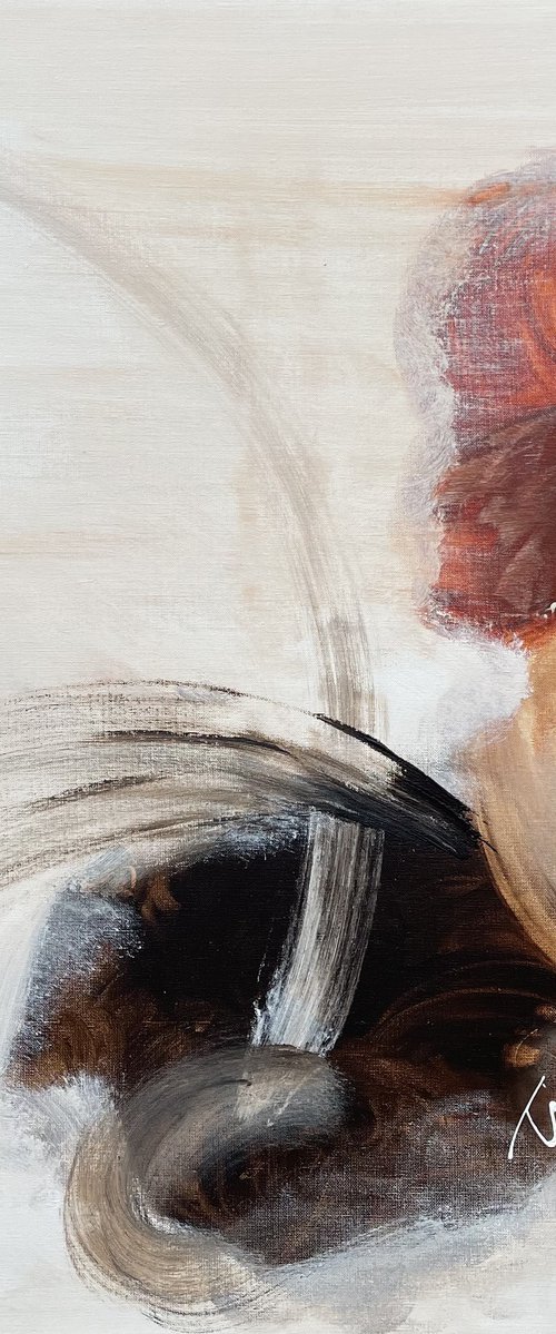raw energy in burned sienna by Tiny de Bruin