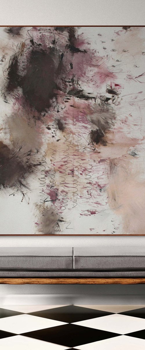She Paints Outside the Lines No. 9 by Daniela Schweinsberg