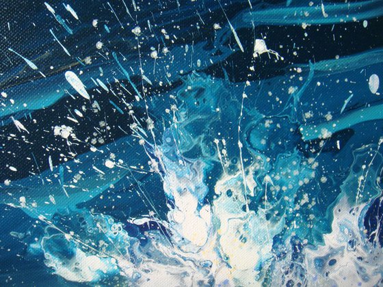 “Ocean waves” Extra Large Painting