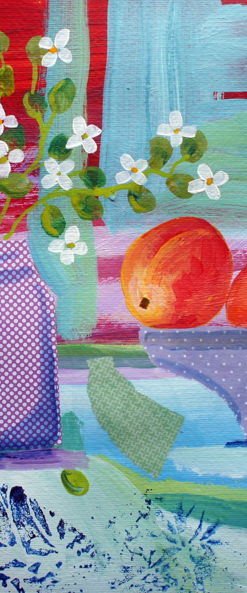 Three Peaches by Julia  Rigby