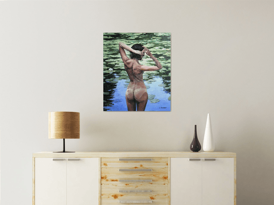 Bather II. 60x70 cm