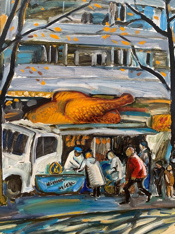 Landscape with a Chicken
