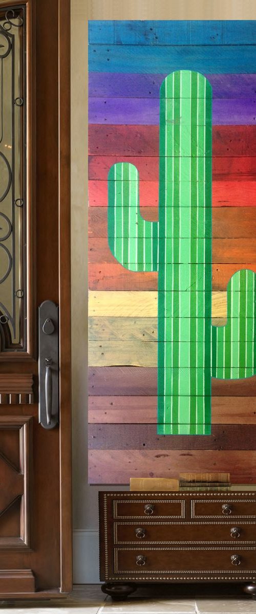 CACTUS (60 x 135cm) (23.6 x 53.1") XL!! by Segutoart
