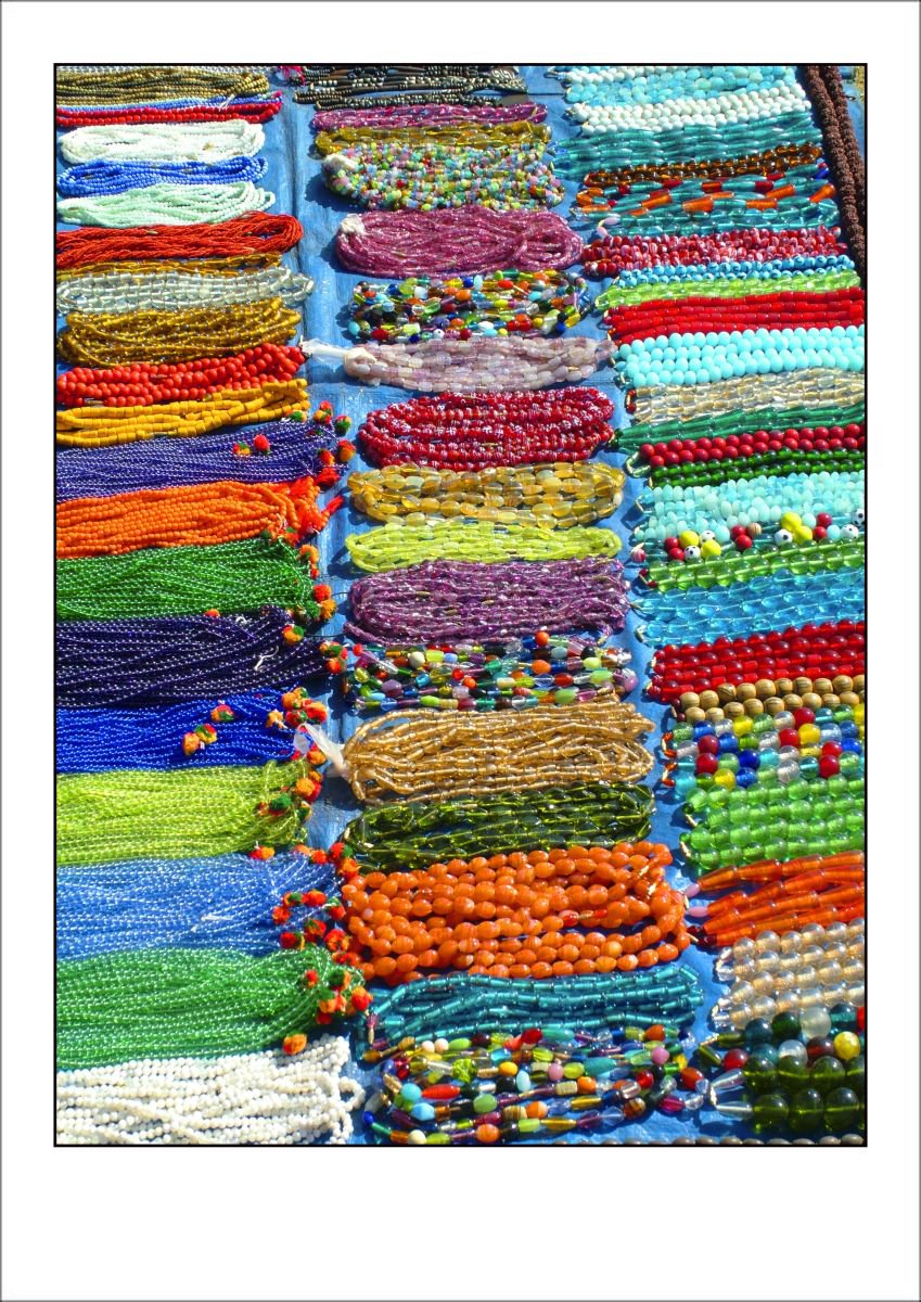 Market Beads, Anjuna, Goa, India by Tony Bowall FRPS