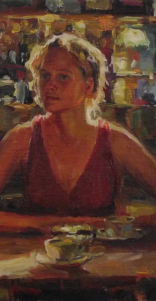 Coffee, evening by Vachagan Manukyan