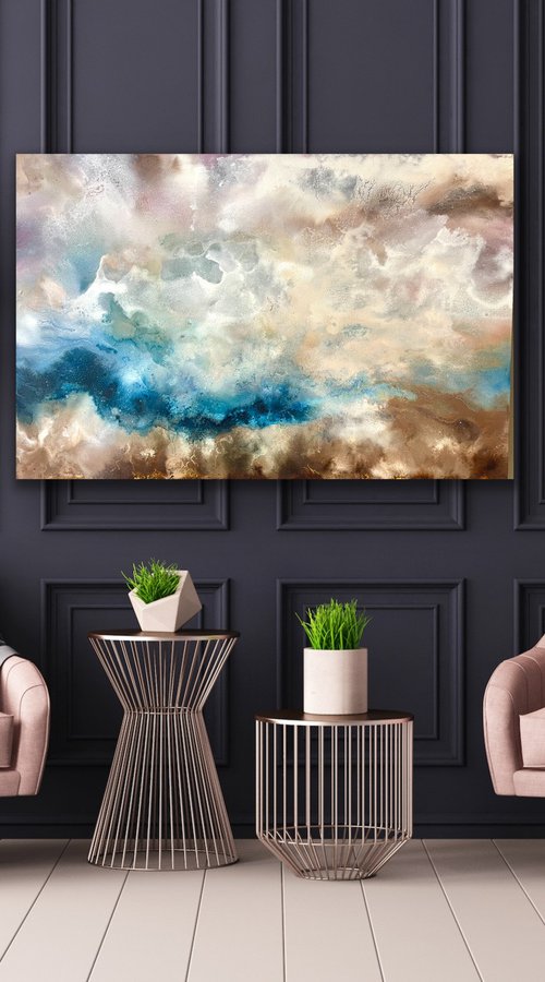 Ambient Chill - Abstract - 60cm x 91.5cm by Jonesy