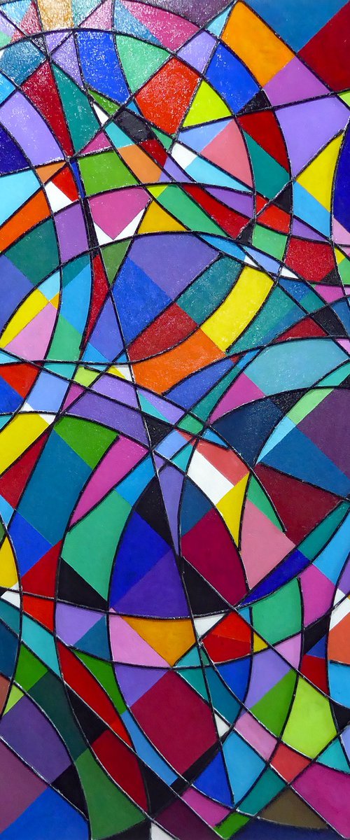 LARGE GEOMETRIC DOODLE by Stephen Conroy