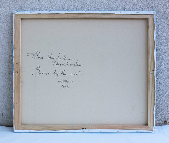 "Sunrise by the river"