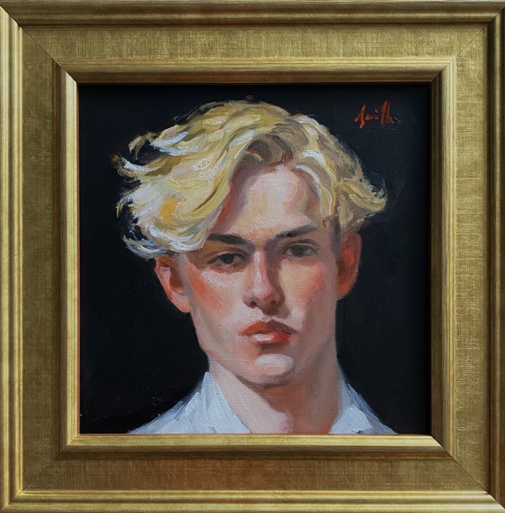 Blond Young Edwardian Man