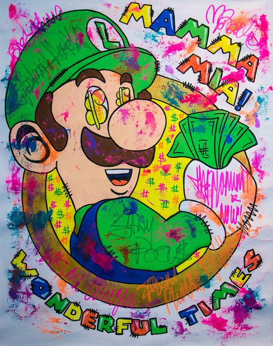 Mamma Mia ! Wonderful times ft. Luigi Bros