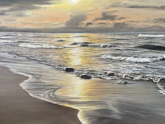Ocean in the evening