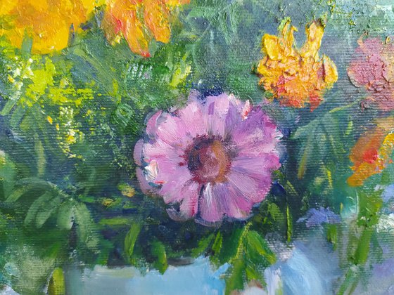 Flowers in the village
