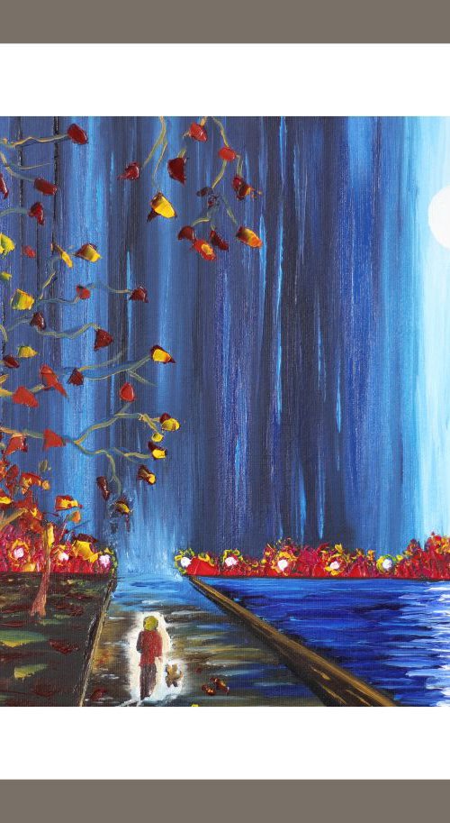 Walk by the Lake by Galina Zimmatore
