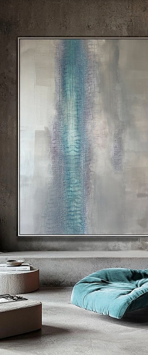 Silver Turquoise Minimalism by Indie Ru