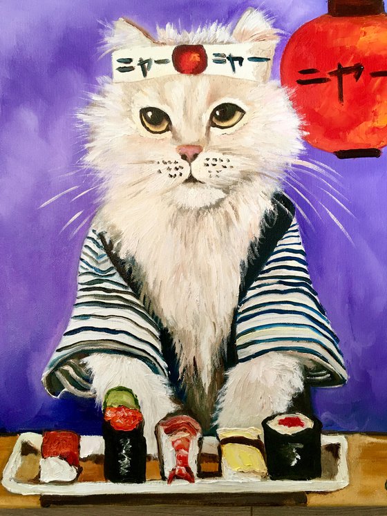 Cat Sushi maker .