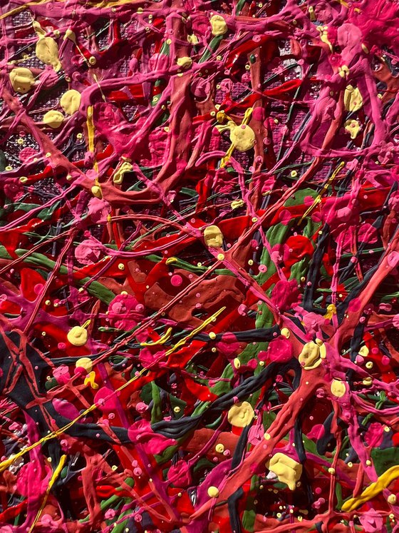 Under the Magenta Canopy - Framed