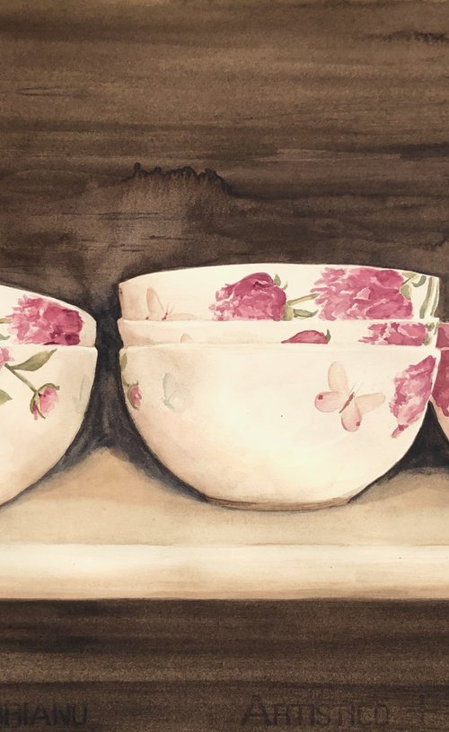 Peonies by Krystyna Szczepanowski