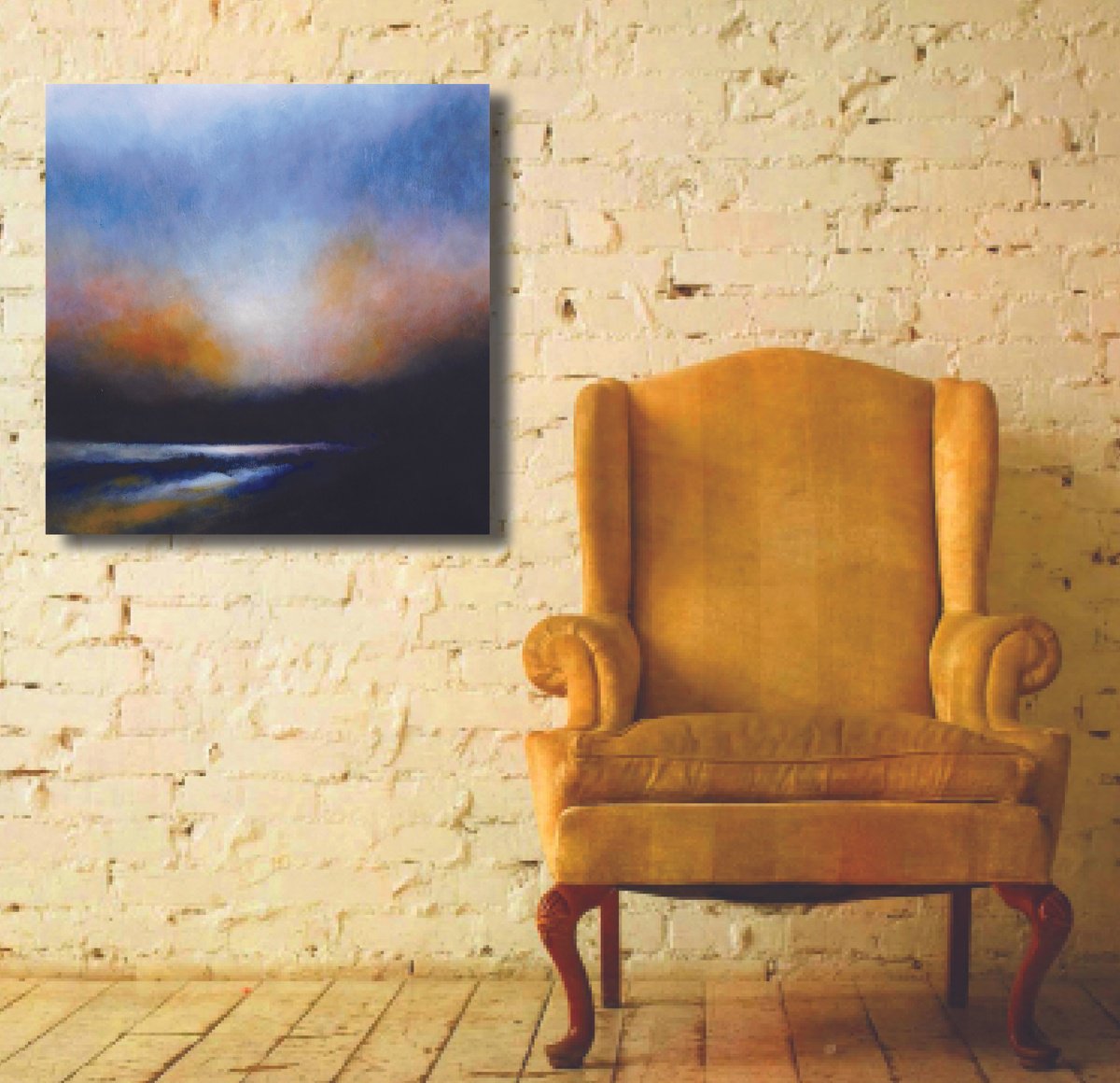 Estuary By Colin Robson, 30 X 30, Artwork For Sale On Artfinder