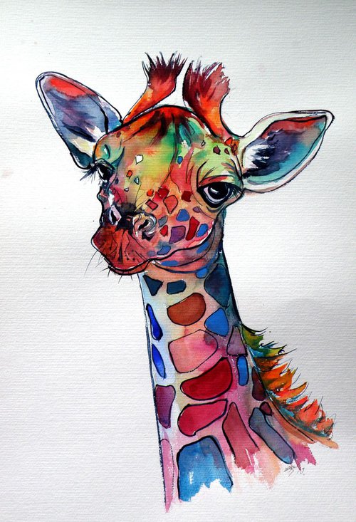 Cute giraffe by Kovács Anna Brigitta