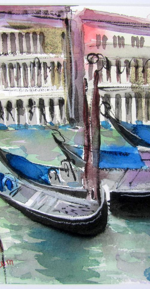 A Day in Venice by Violeta Damjanovic-Behrendt