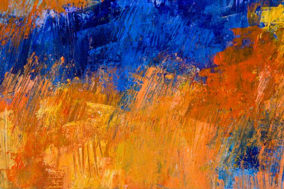 Blue-Orange Landscape