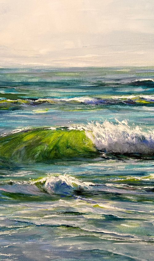 Green Wave 1 by Sandra Gebhardt-Hoepfner